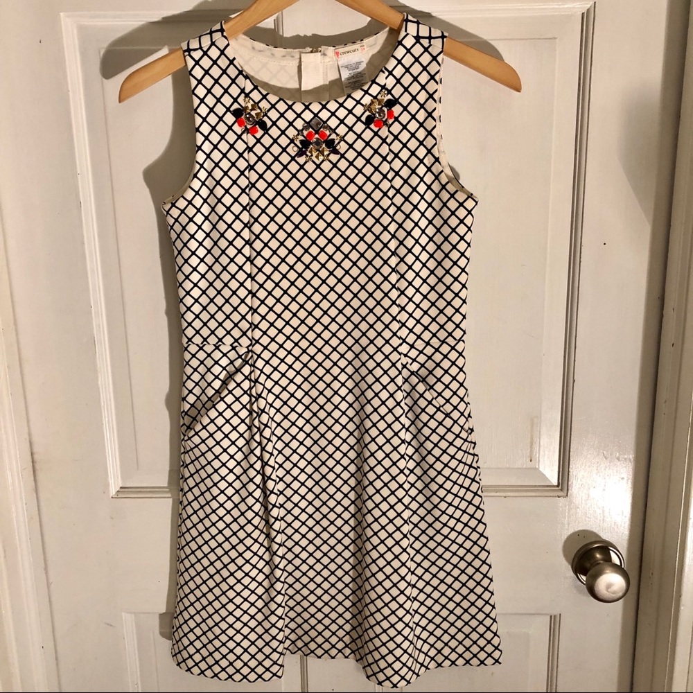 J Crew Crewcuts Dress Jewel Detail Sz 14